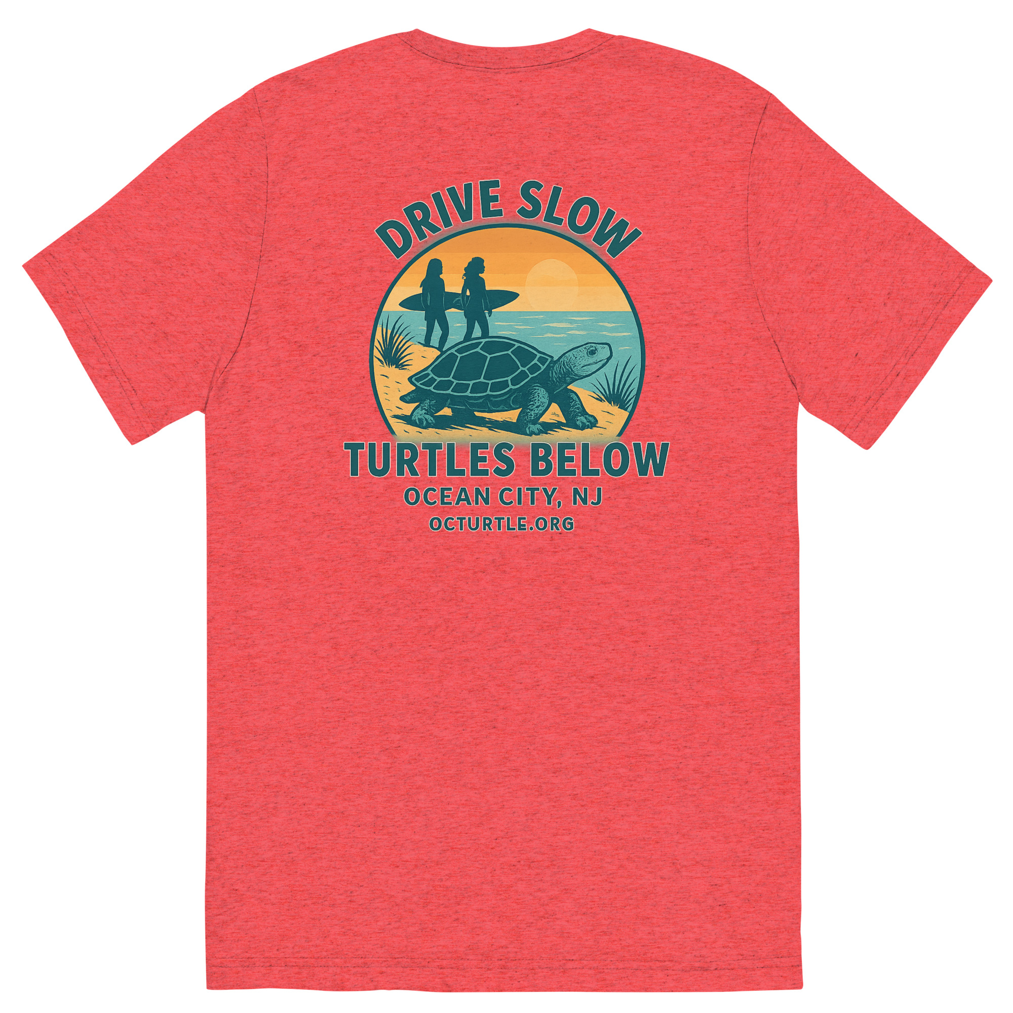 Drive Slow Turtles Below T-Shirt - Image 3