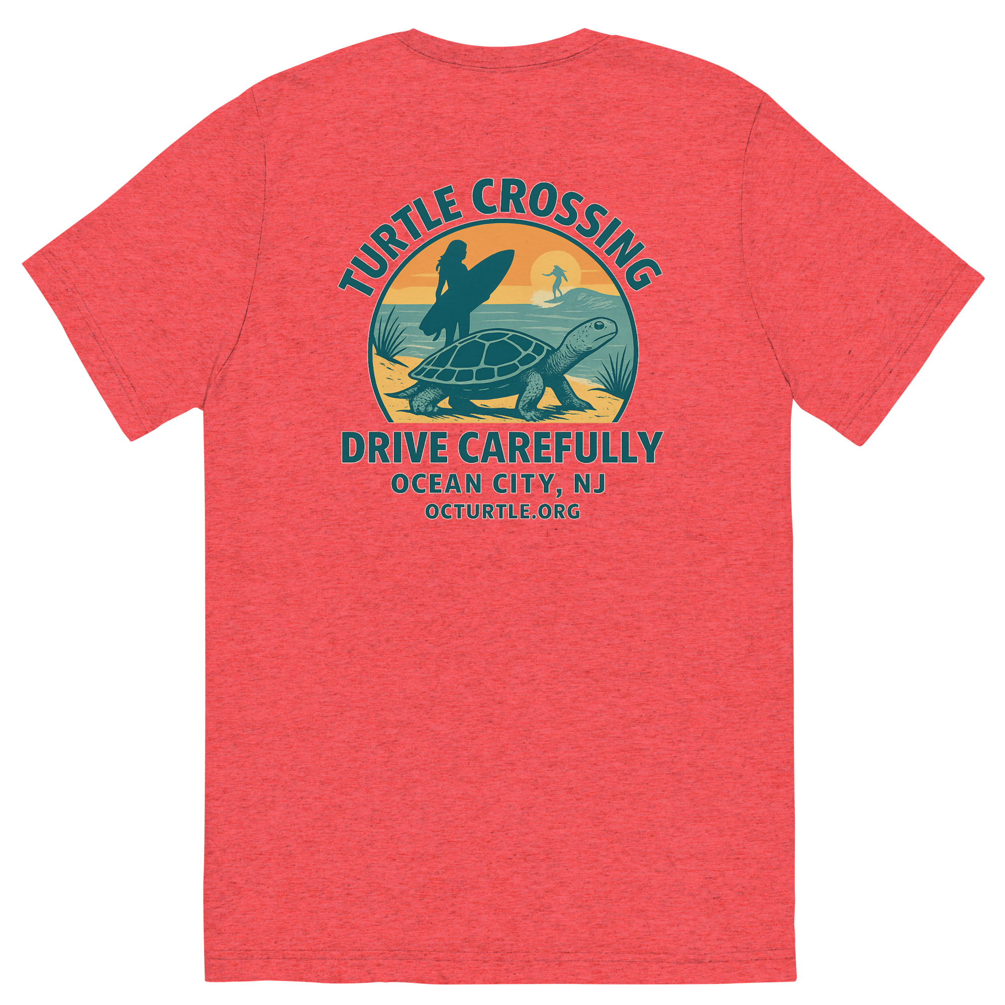 Turtle Crossing Drive Carefully T-Shirt - Image 3